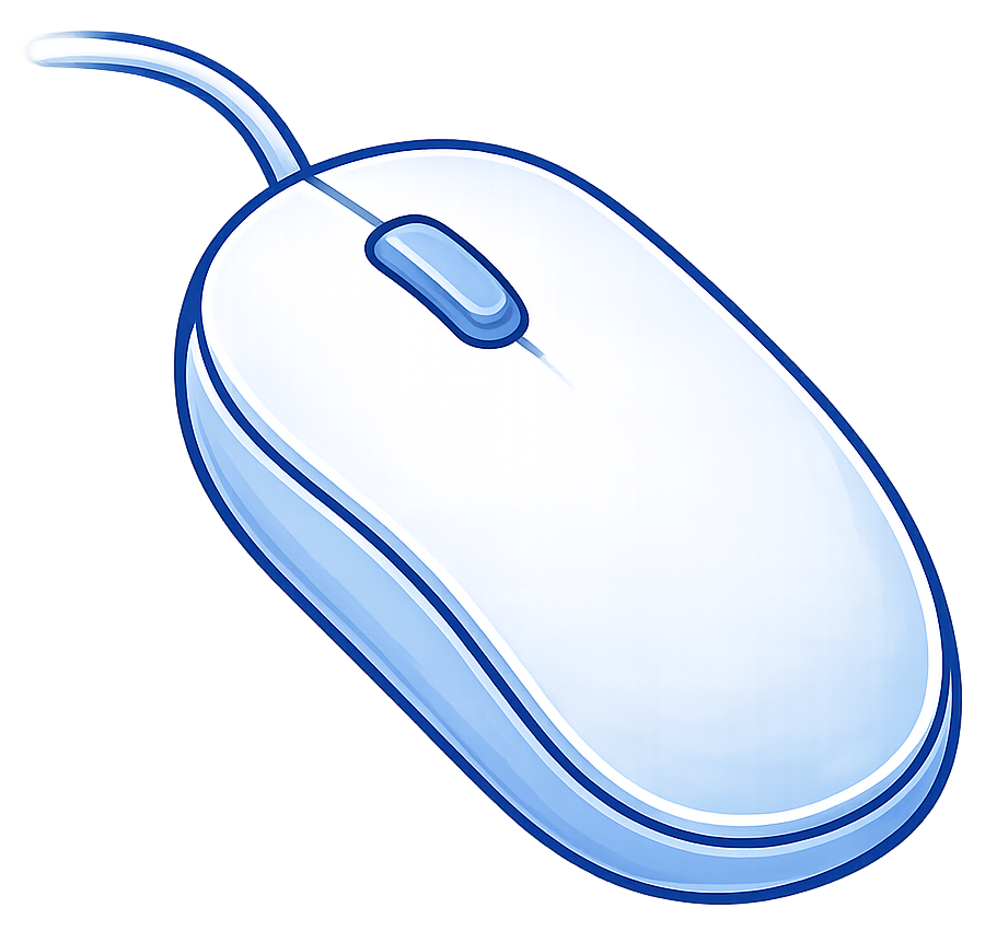 Computer mouse icon representing investment on platforms.