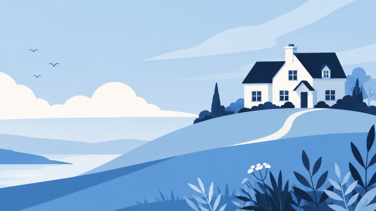 house on hill