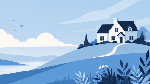 house on hill